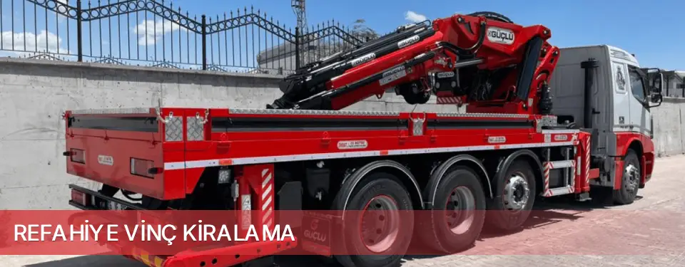 Refahiye İlçemi Vinç Kiralama